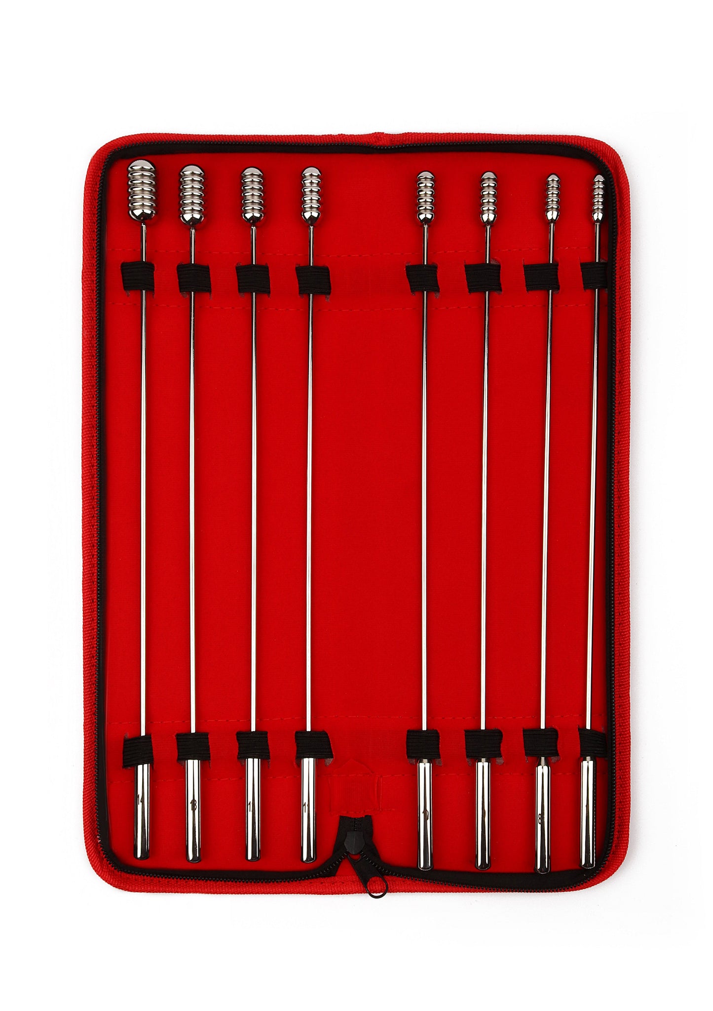 Mr. Steel Screw Me Urethral Sounds 8 Pcs SILVER - 2