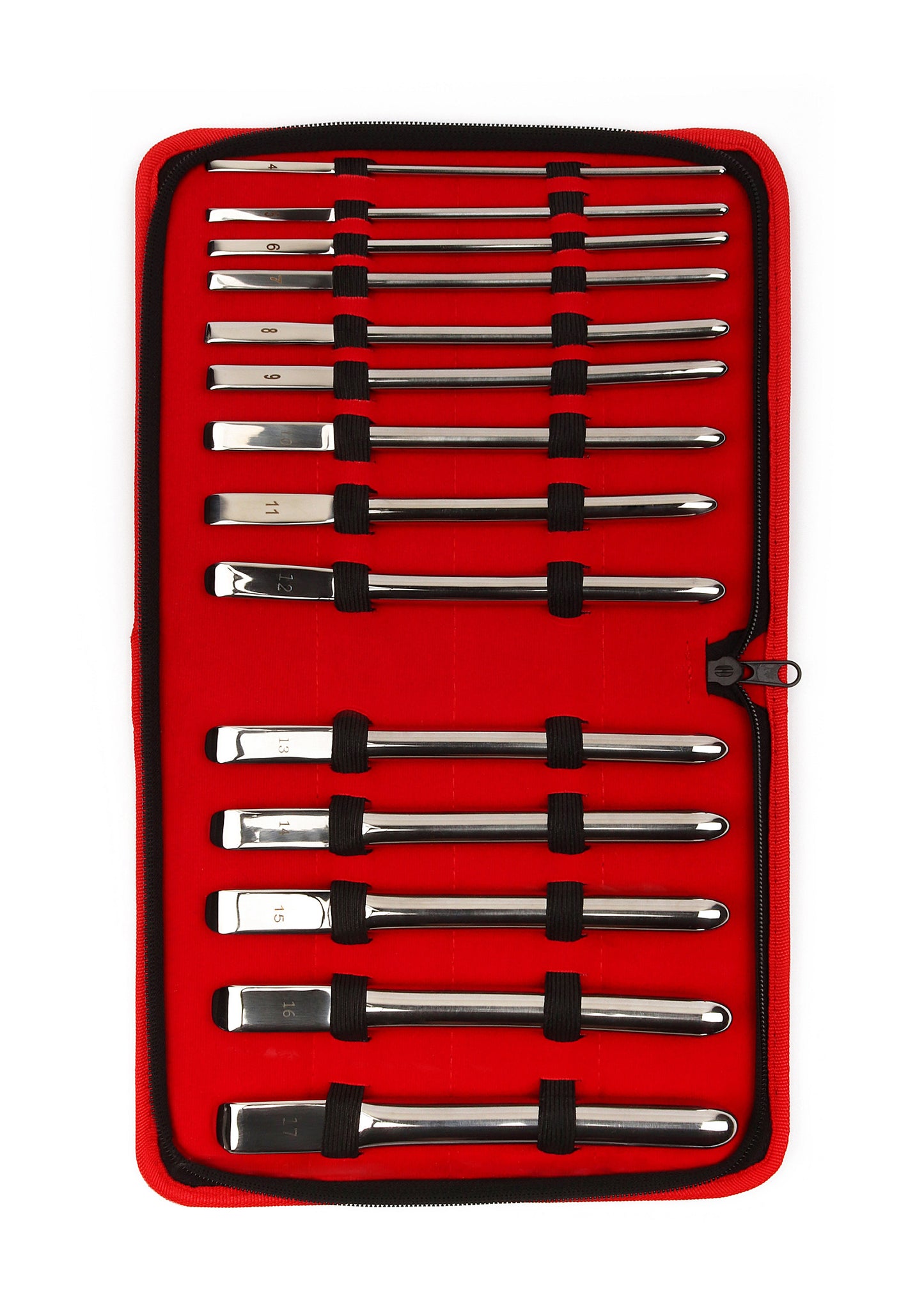 Mr. Steel Single End Dilator 14 pcs SILVER - 1