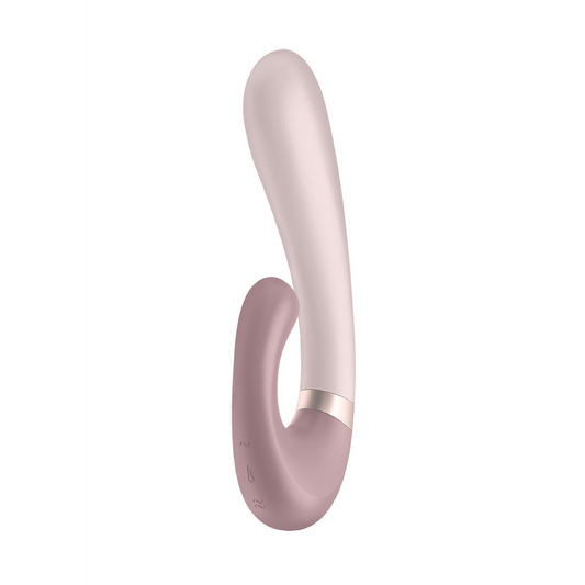 Heat Wave - Vibromasseur chauffant et stimulateur clitoridien - Mauve