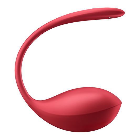 Application Shiny Petal Connect - Vibromasseur portable pour couple - Rouge