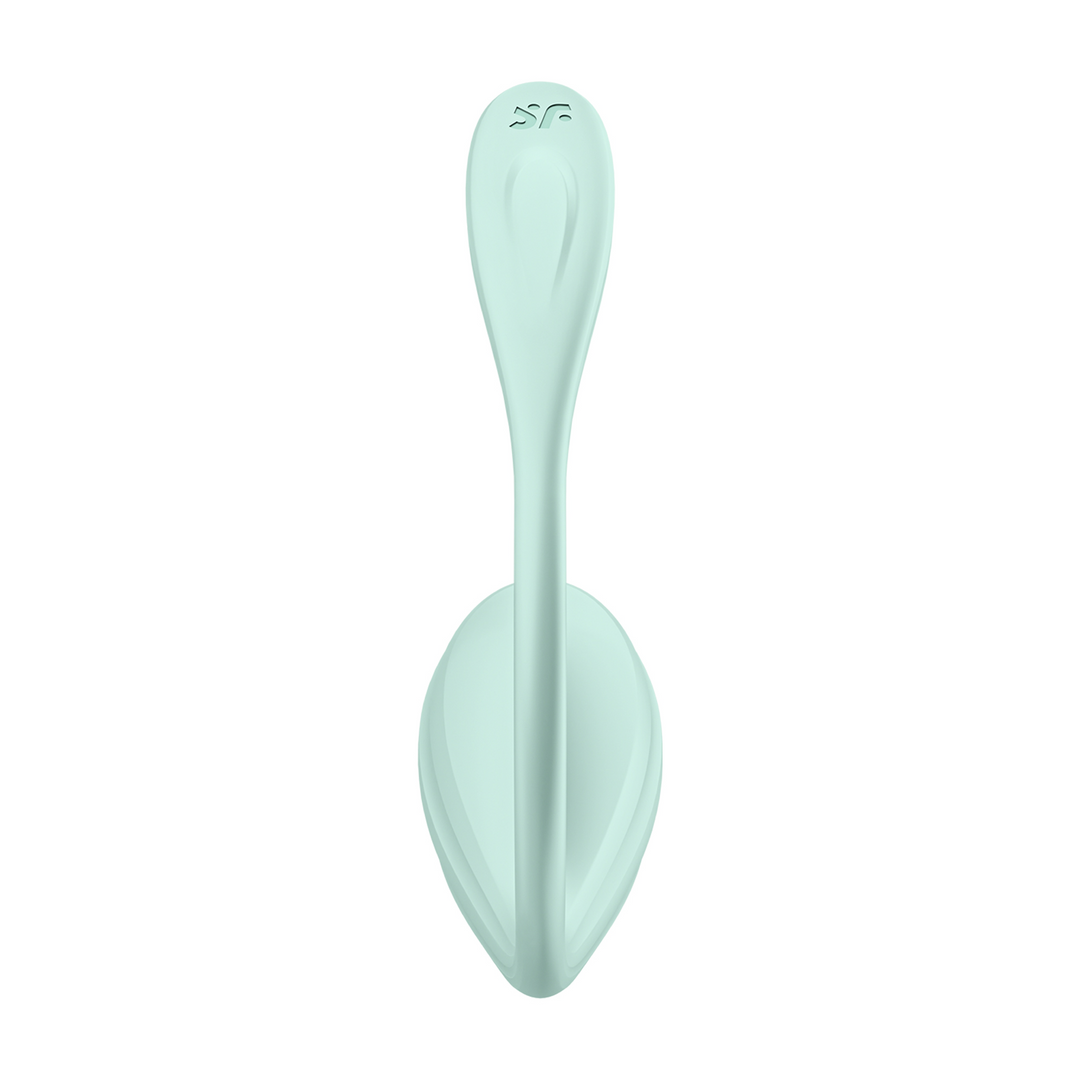 Smooth Petal Connect App - Draagbare Paar Vibrator - Mint Grün - 2