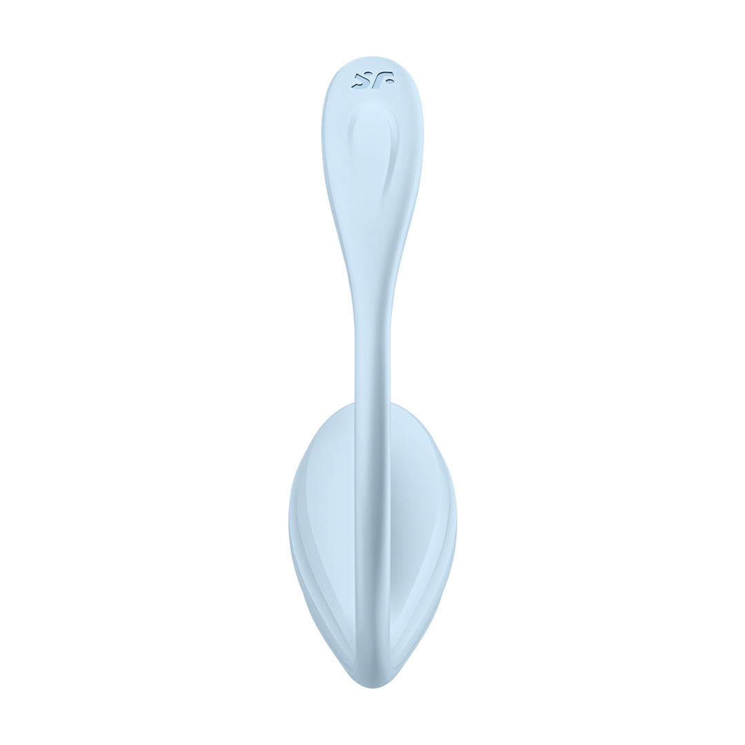 Glad Petal Connect App - Draagbare Koppel Vibrator - Lichtblauw Blau - 4