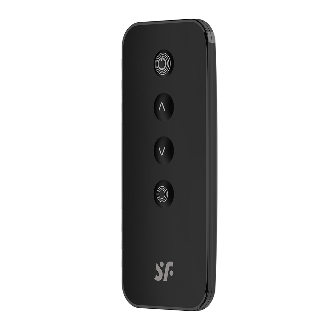 Ribbed Petal Connect App - Wearable Couple Vibrator - Black Zwart - 1