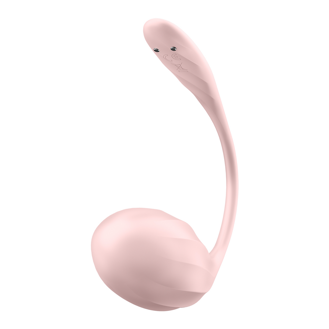 Ribbed Petal Connect App - Draagbare Koppel Vibrator - Roze Pink - 1