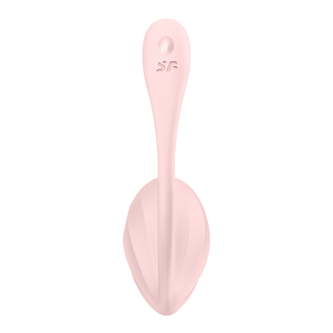 Ribbed Petal Connect App - Draagbare Koppel Vibrator - Roze Pink - 2