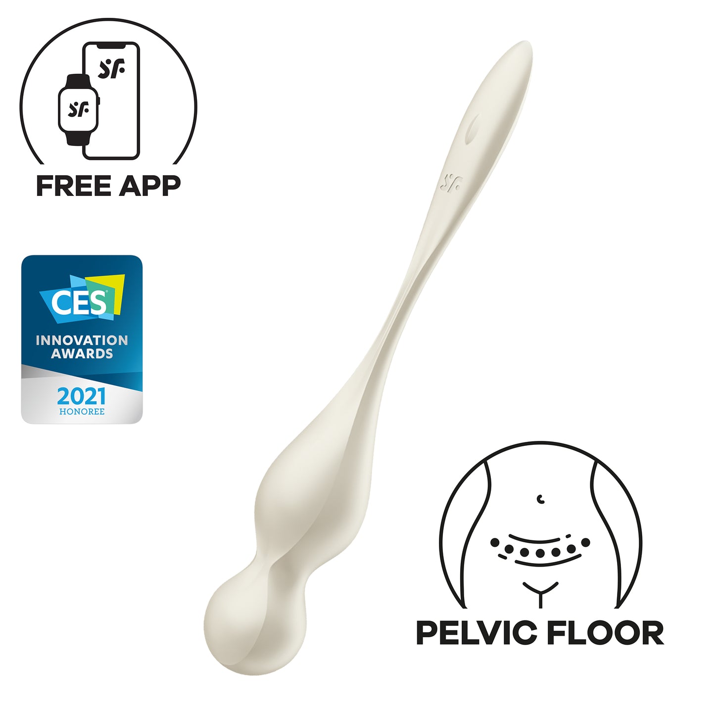 Love Birds 1 - Kegel Exercises and G-spot Stimulation - White Wit - 0