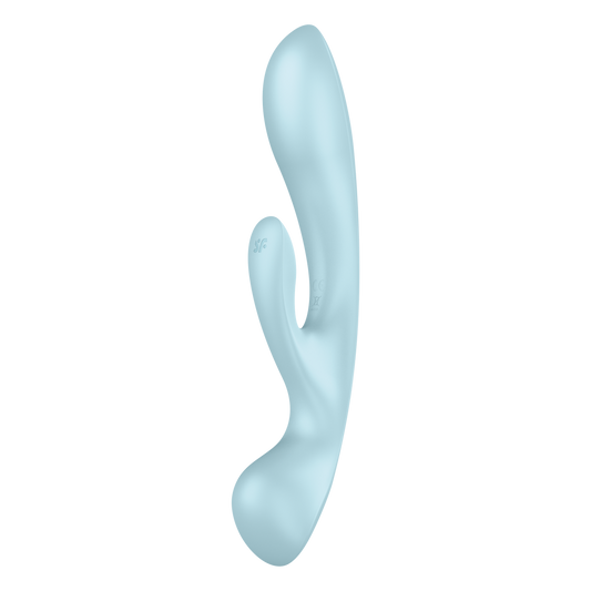 Triple Oh - Vibromasseur lapin - Bleu clair