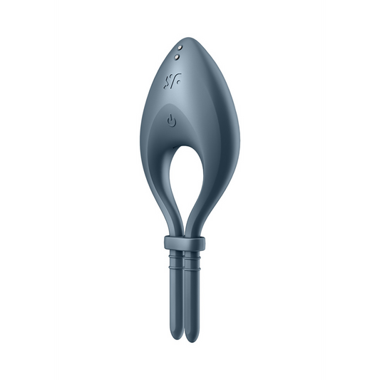 Bullseye - Anneau pénien vibrant - Bleu foncé