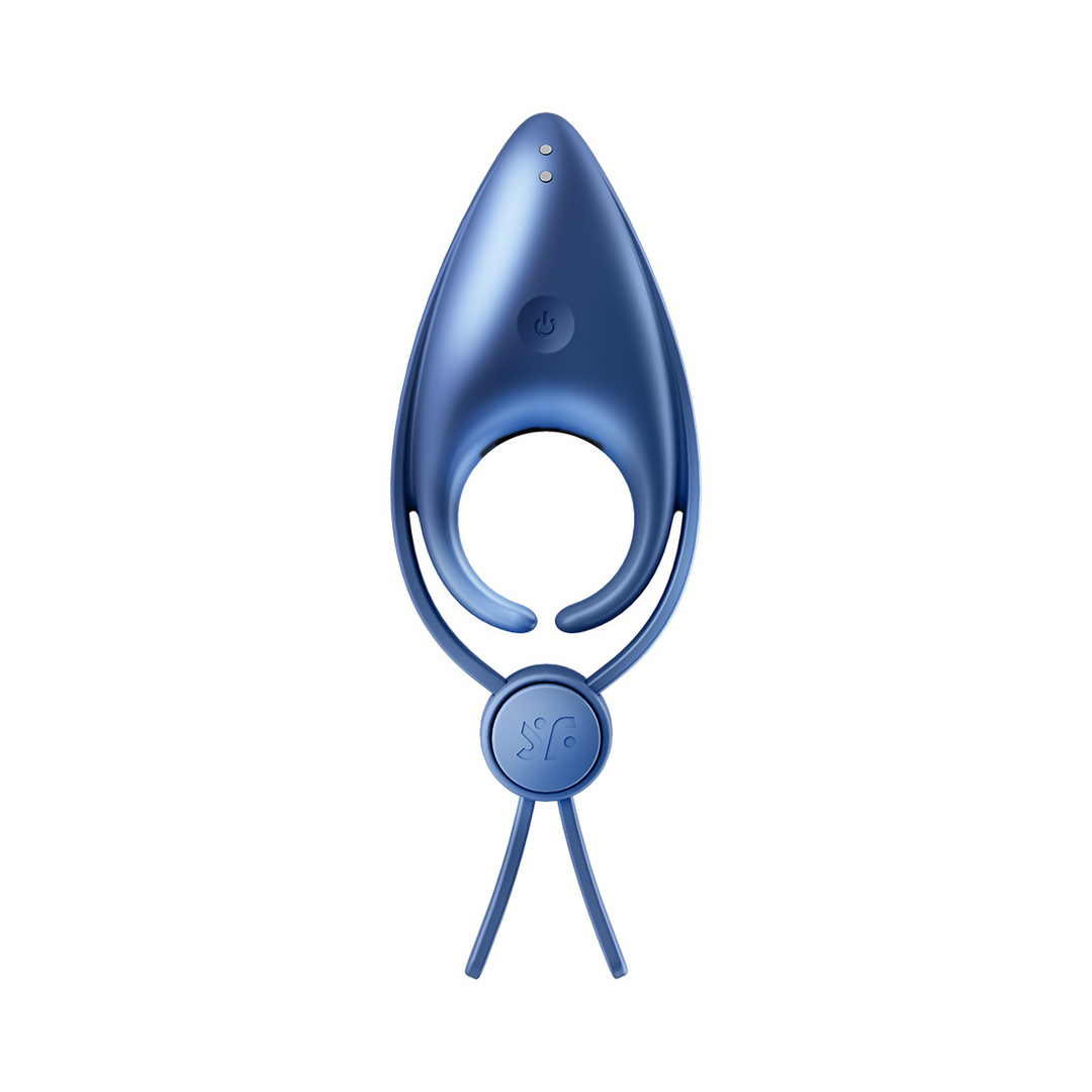 Sniper - Vibrerende Cockring - Blauwgrijs Blau - 1
