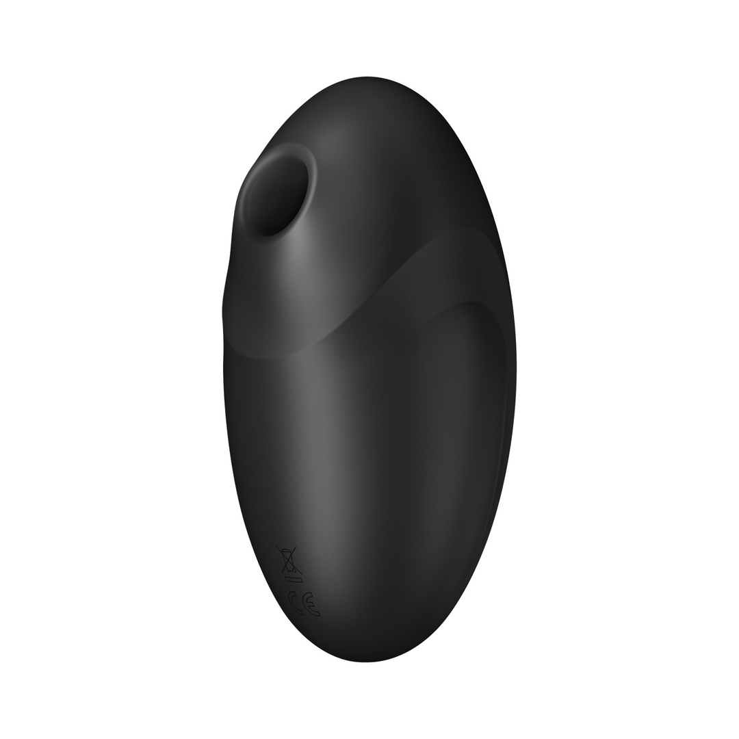 Vulva Lover 3 - Dubbele Air Pulse Vibrator - Zwart Schwarz - 3