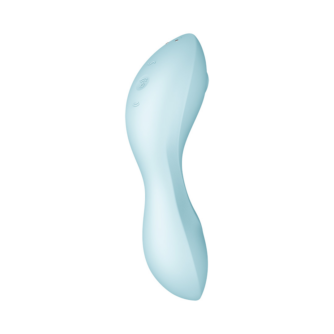 Curvy 5Plus - Air Pulse Stimulator en Vibration - Blauw Blau - 0