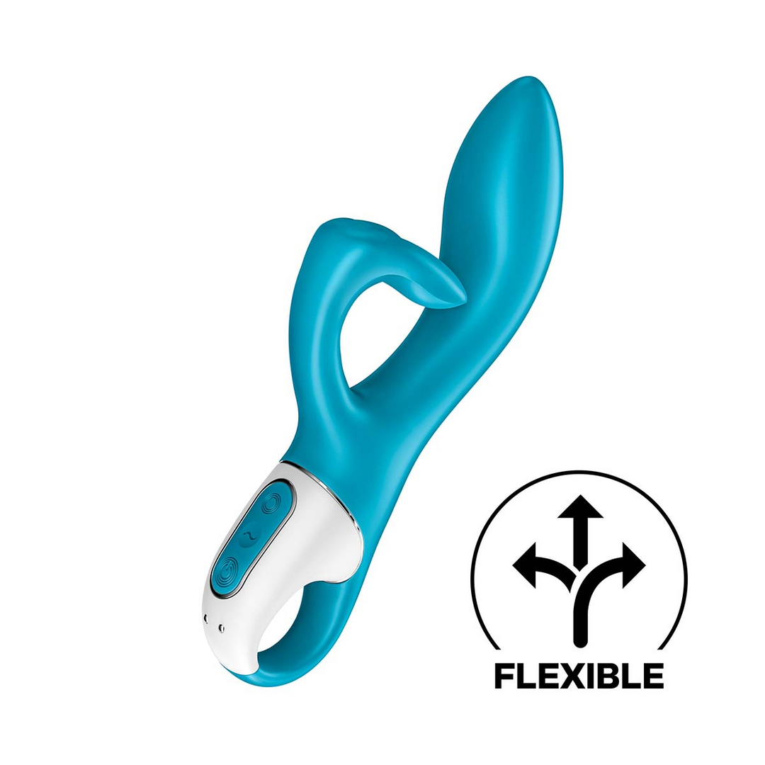 Omarm Mij - Konijnen Vibrator - Turquoise Türkis - 4