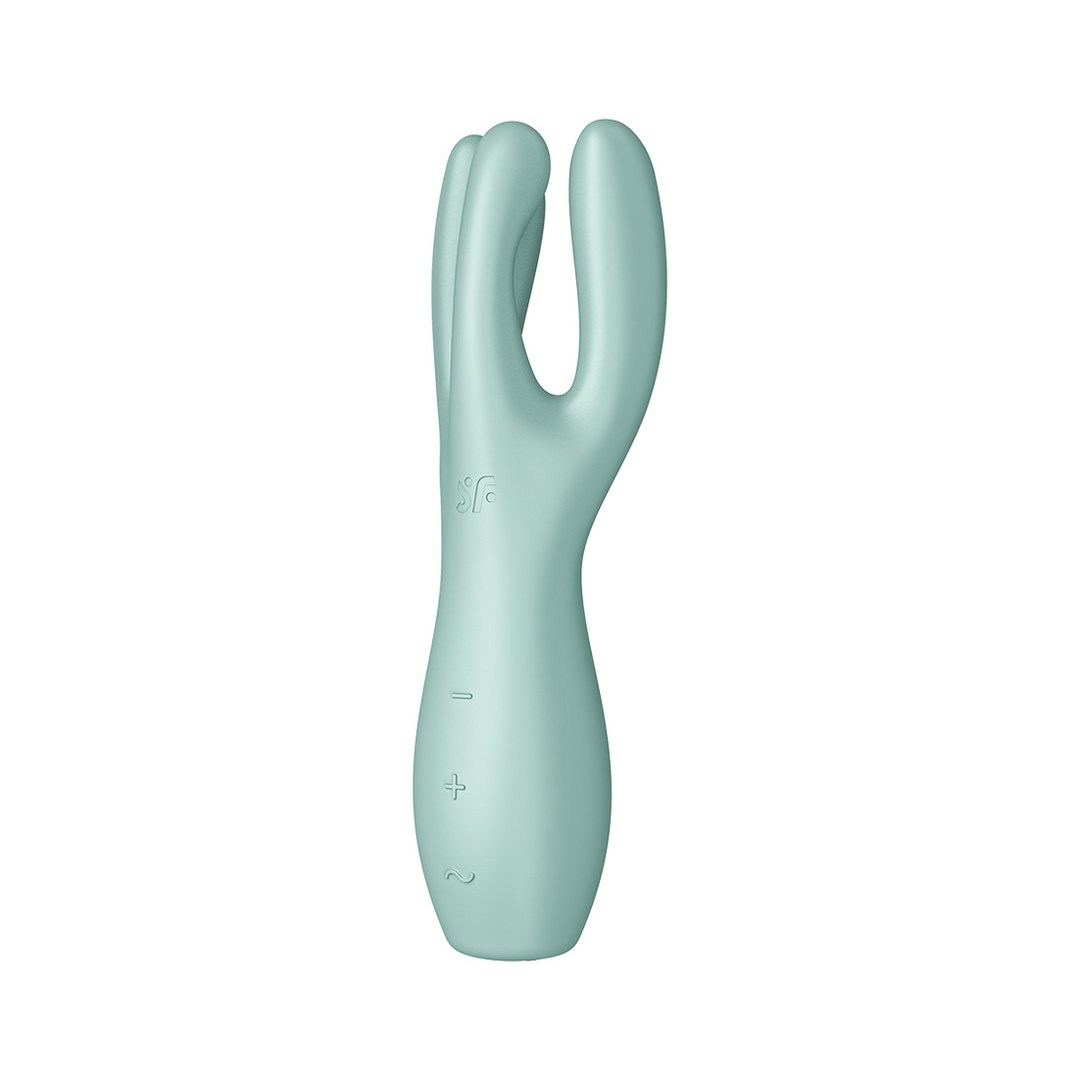 Threesome 3 - Lay-on Vibrator - Mint Grün - 2