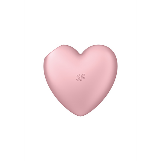 Cutie Heart - Stimulateur d'air et vibration - Rouge clair