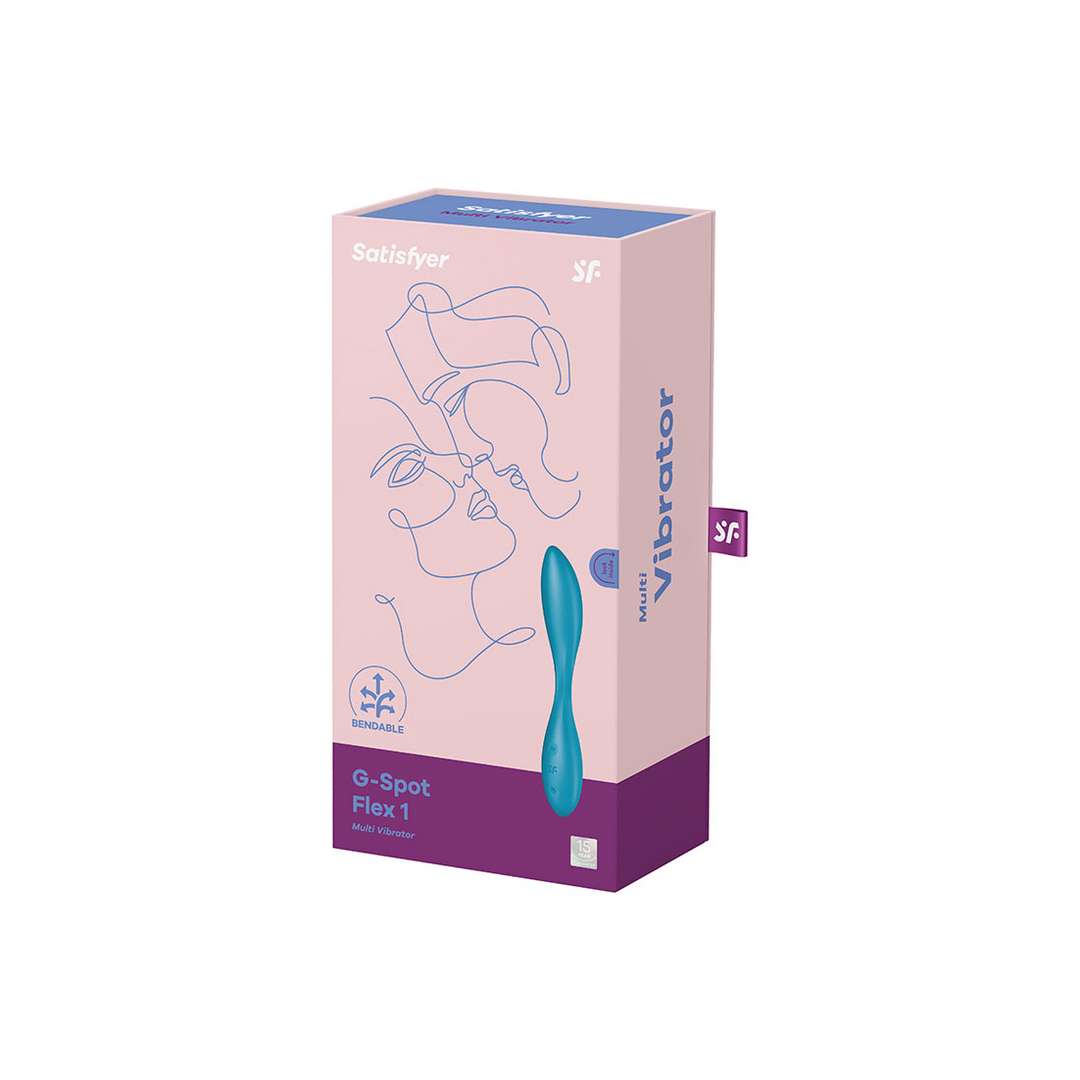 G-Spot Flex 1 - G-Spot Vibrator - Petrol Grün - 3