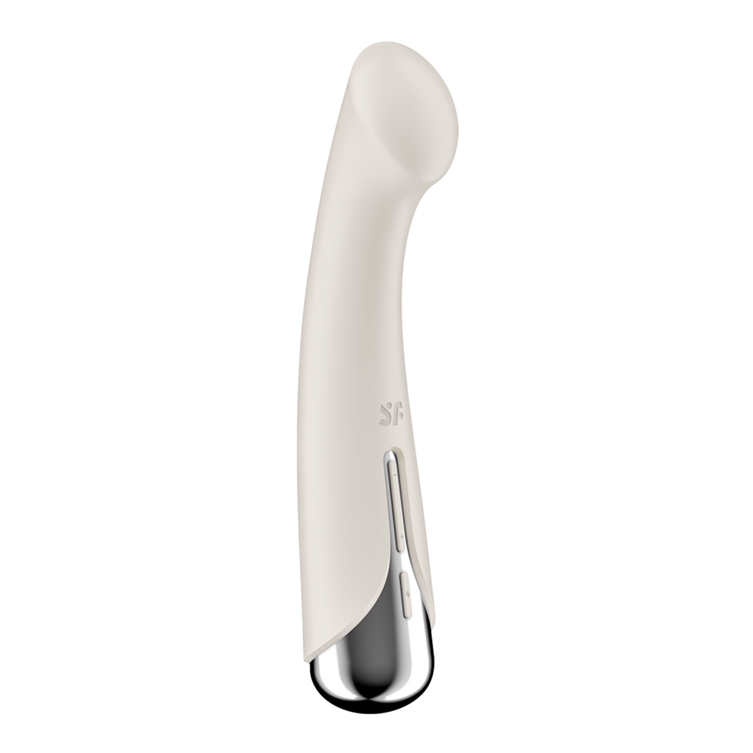 Spinning G-Spot 1 - Rotating G-Spot Vibrator - Beige Weiß - 5