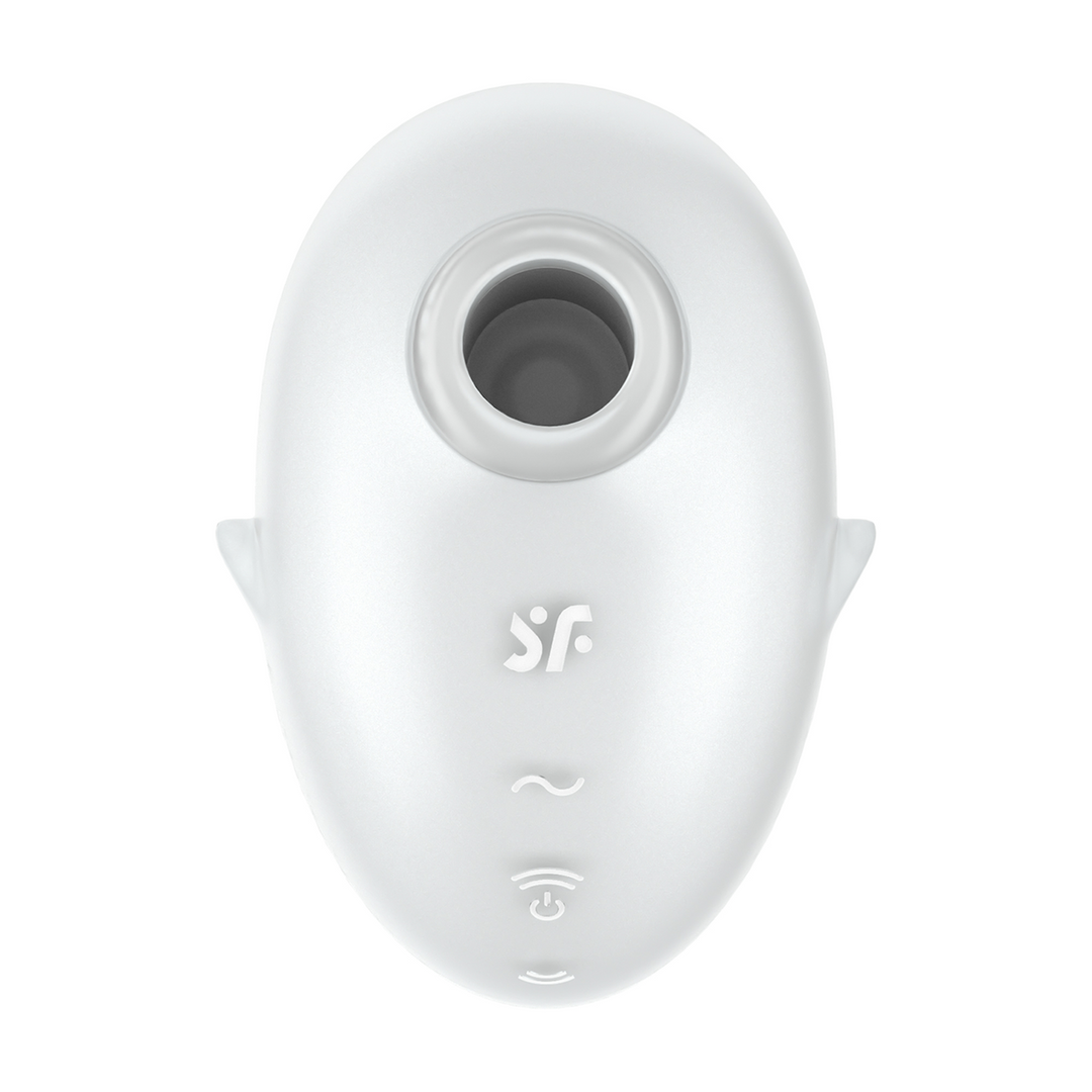 Cutie Ghost - Air Pulse Vibrator - Wit Weiß - 4