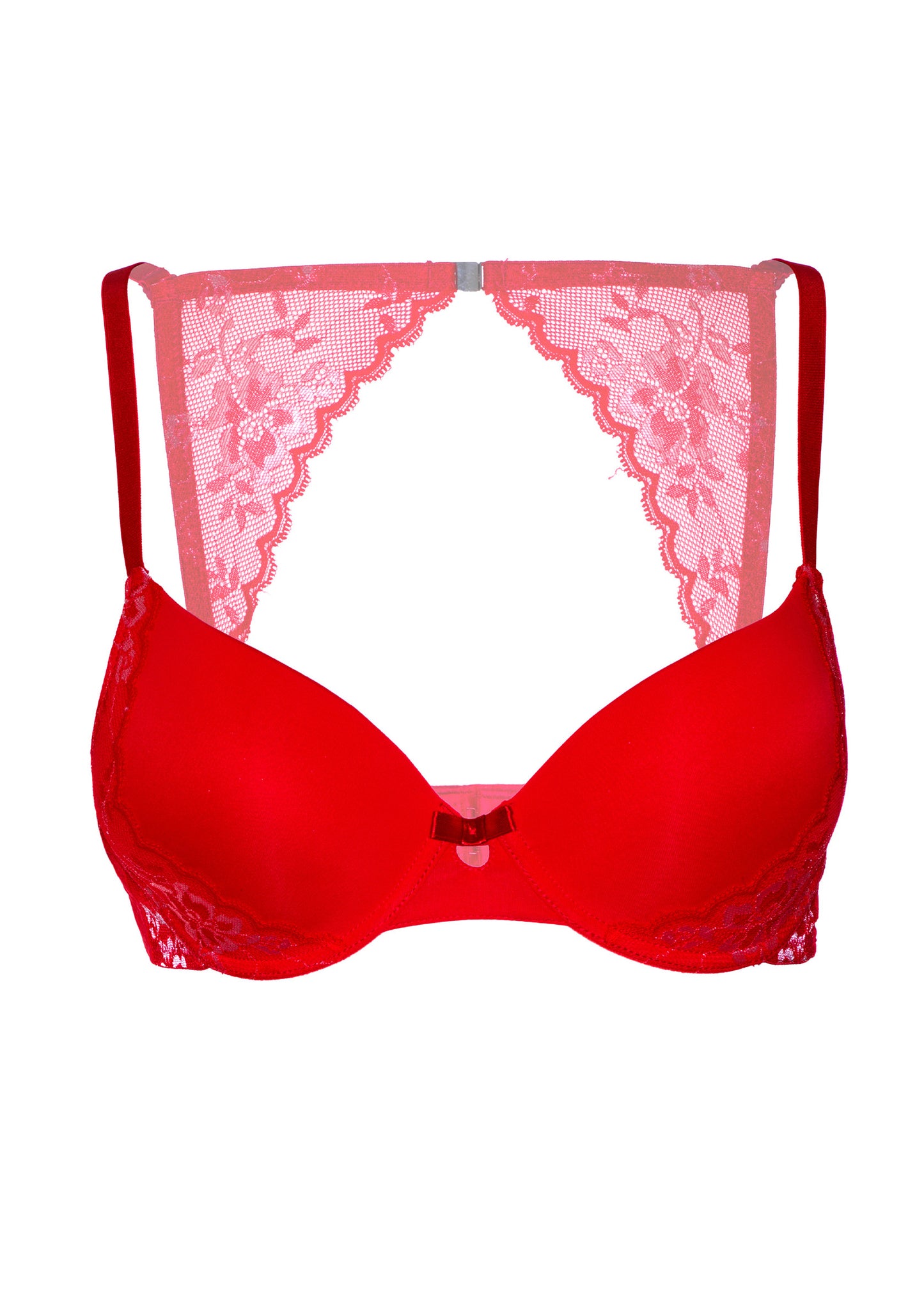 Daring Intimates Mix & Match Push-up bra with lace racerback RED 75B - 5