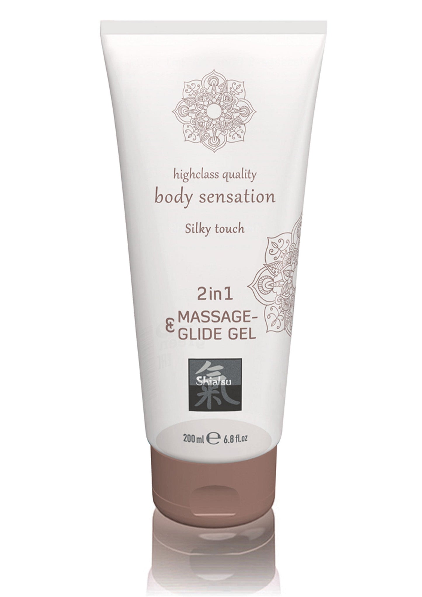 Shiatsu 2 in 1 Massage & Glide Gel RASPBERRY 200 - 0