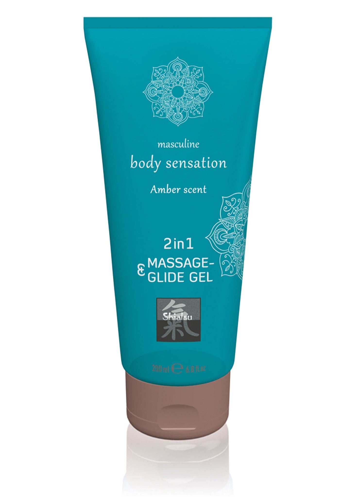 Shiatsu 2 in 1 Massage & Glide Gel RASPBERRY 200 - 1