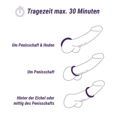 Boners 6-Delige Cockring Set - 1