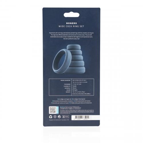 Boners 6-Delige Cockring Set - 5