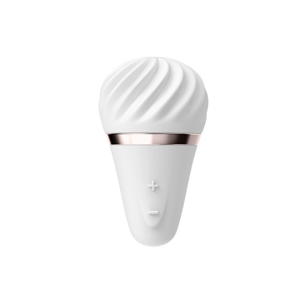 Little Wand - Lay-on Vibrator - White/Brass Weiß - 4