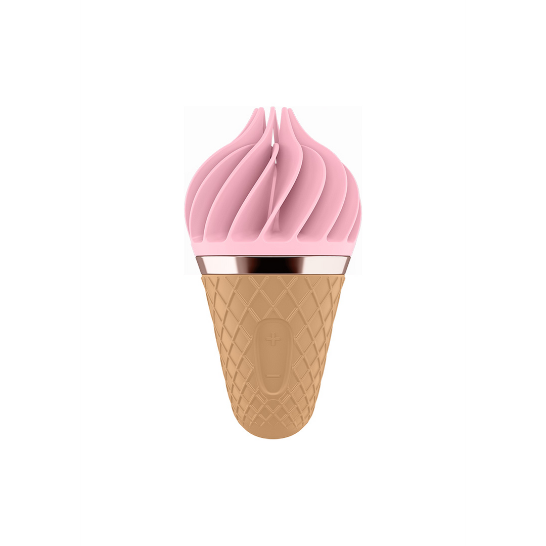 Zoete Traktatie - Stimulerende Tongspinnator - Roze/Bruin Pink - 0
