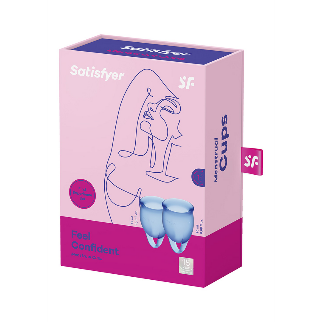 Feel Confident - Menstrual Cup - Dark Blue Blauw - 1