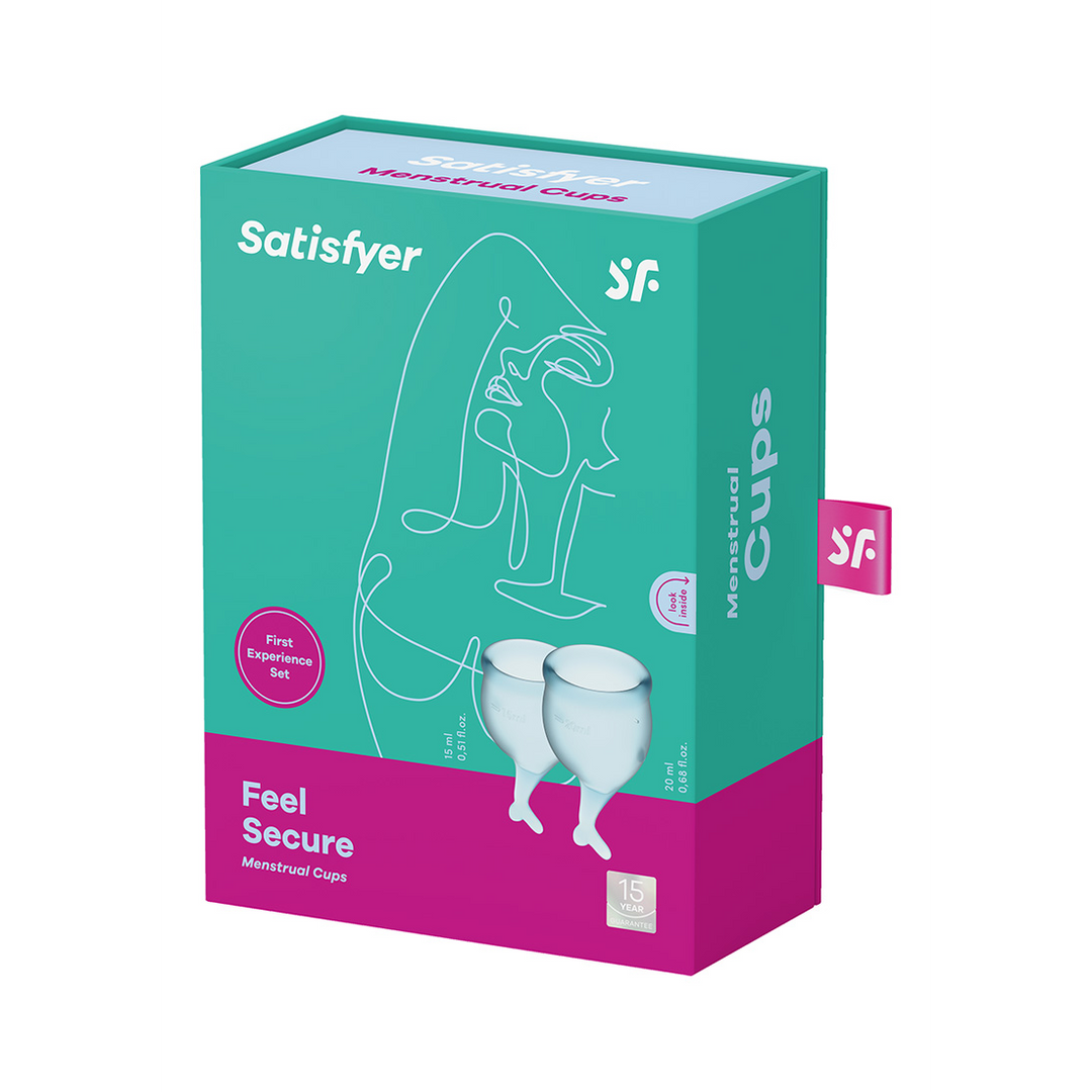 Feel Secure - Menstrual Cup - Light Blue Blau - 0