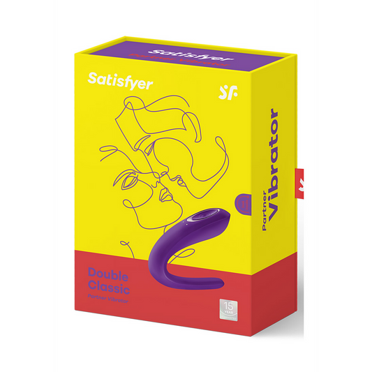 Double Classic - Vibromasseur partenaire - Violet