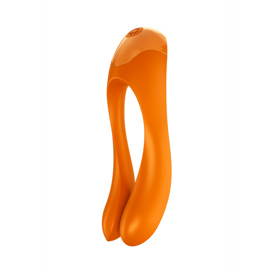 Candy Cane - Vibromasseur doigt pour zones intimes - Orange