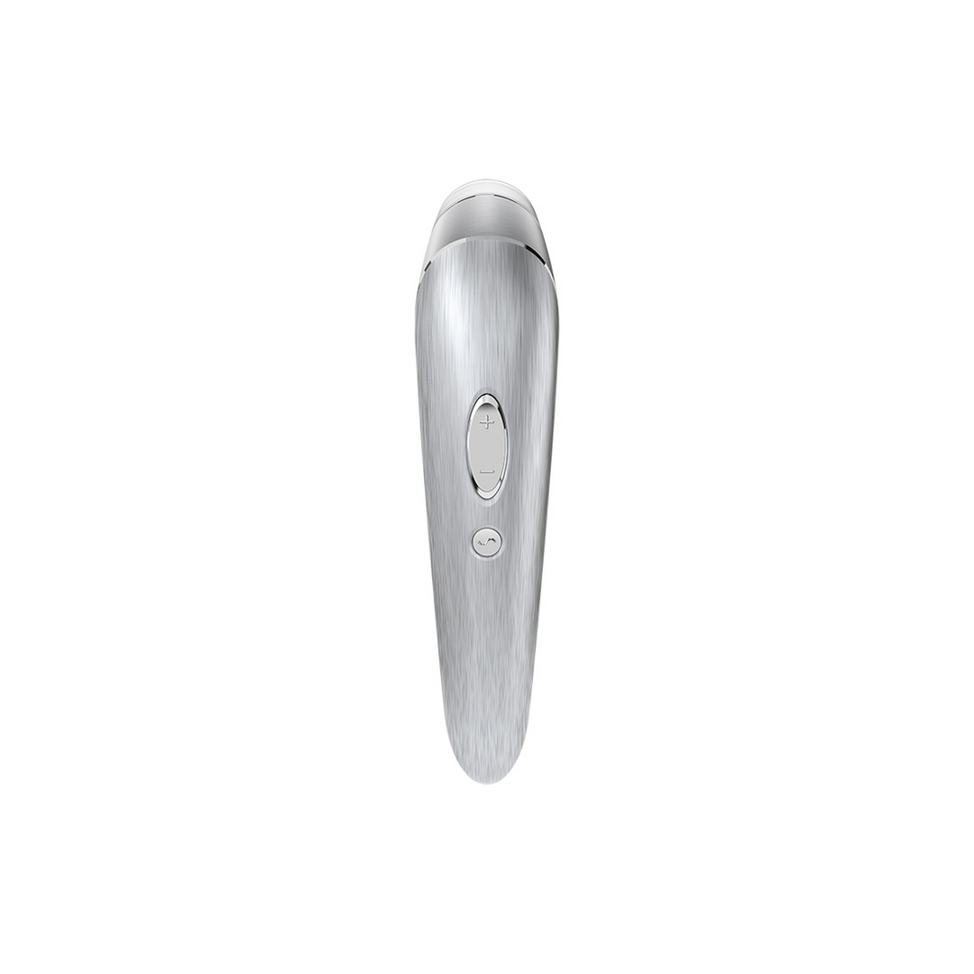 High Fashion - Luchtpulseren Stimulator en Vibratie - Zilver Silber - 2