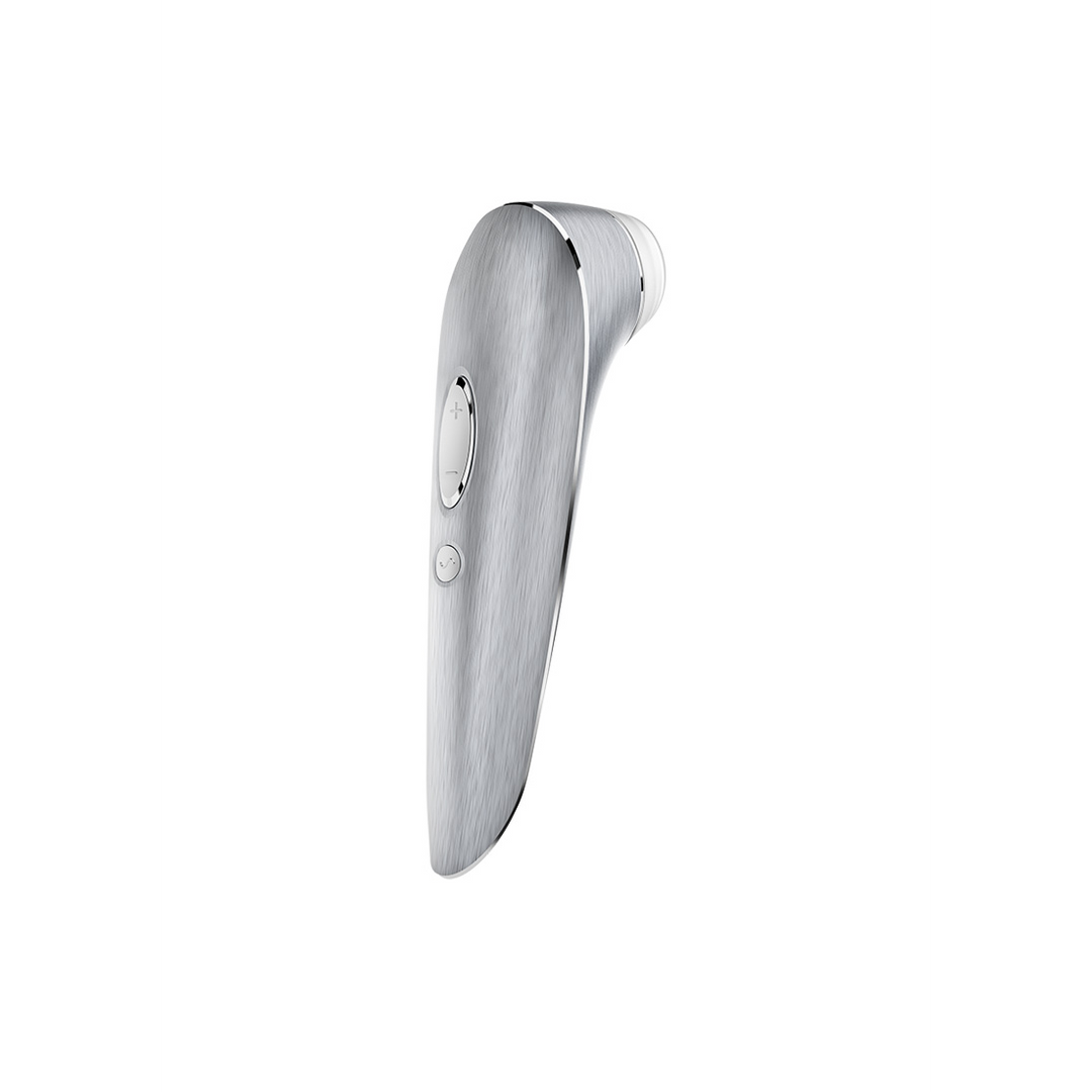 High Fashion - Luchtpulseren Stimulator en Vibratie - Zilver Silber - 0