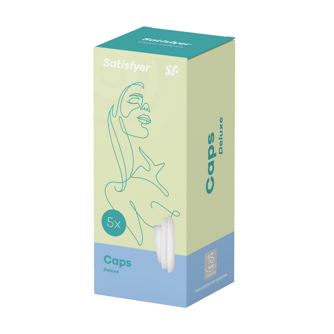 Deluxe - Climax Tips voor Air Pulse Stimulator - Wit Weiß - 2