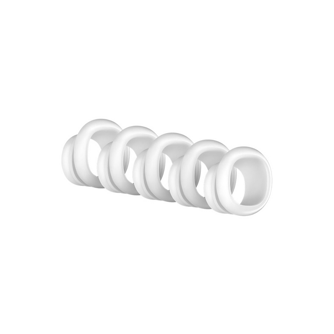 Penguin - Air Pulse Stimulator - Climax Tips - Wit Weiß - 1