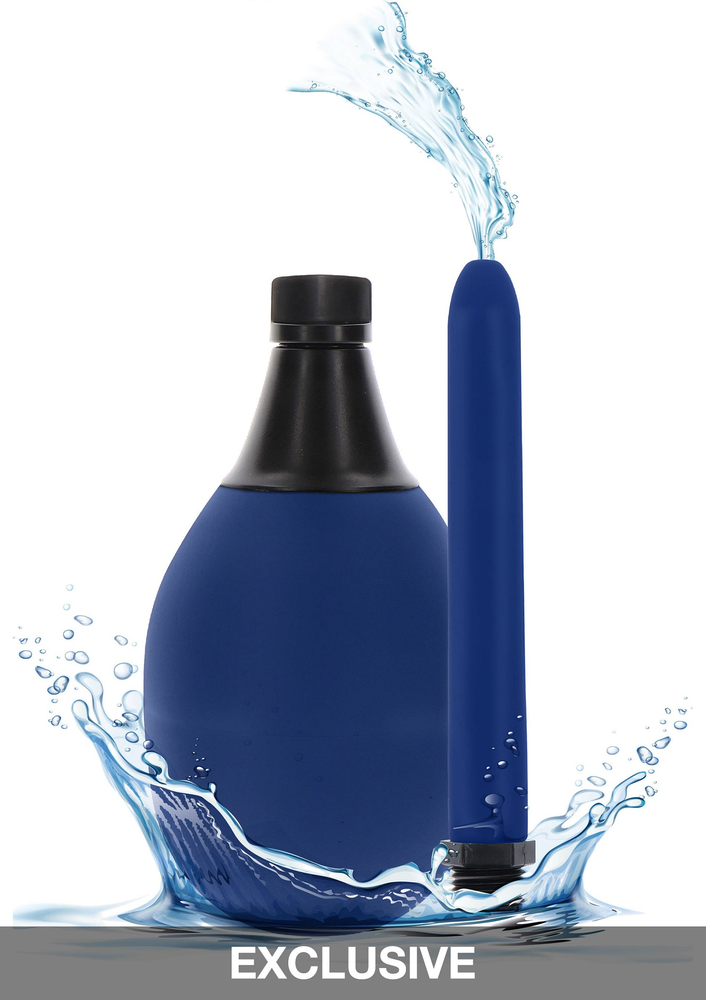 ToyJoy Buttocks The Reservoir Anal Bulb Douche BLUE - 7