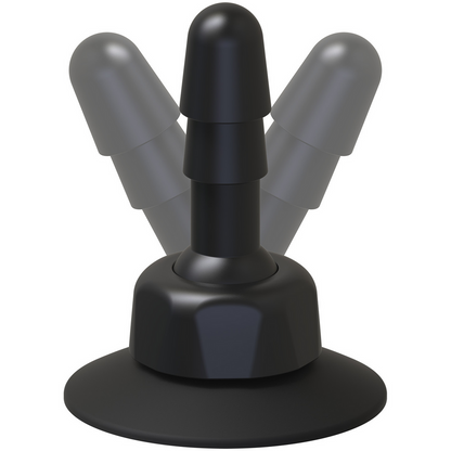 Deluxe 360 Swivel - Butt Plug met Zuignap - 2 Stuks Schwarz - 5