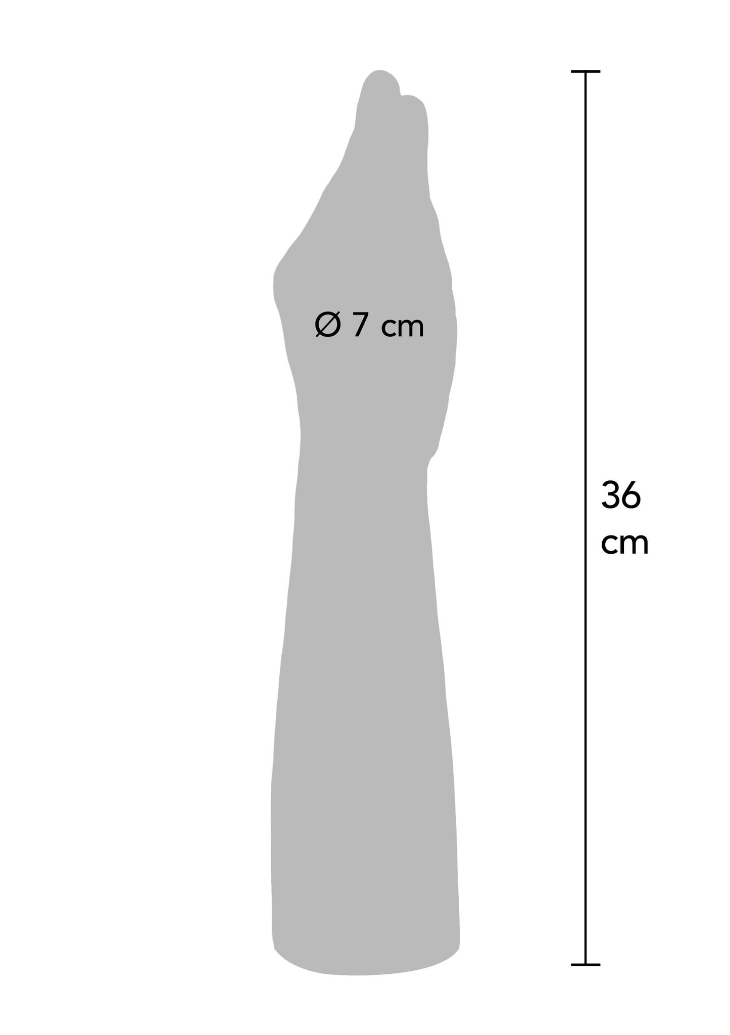 ToyJoy Get Real The Hand 36 cm SKIN - 8