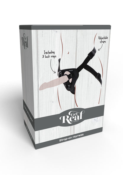 ToyJoy Get Real Strap-On Harness O/S BLACK - 4