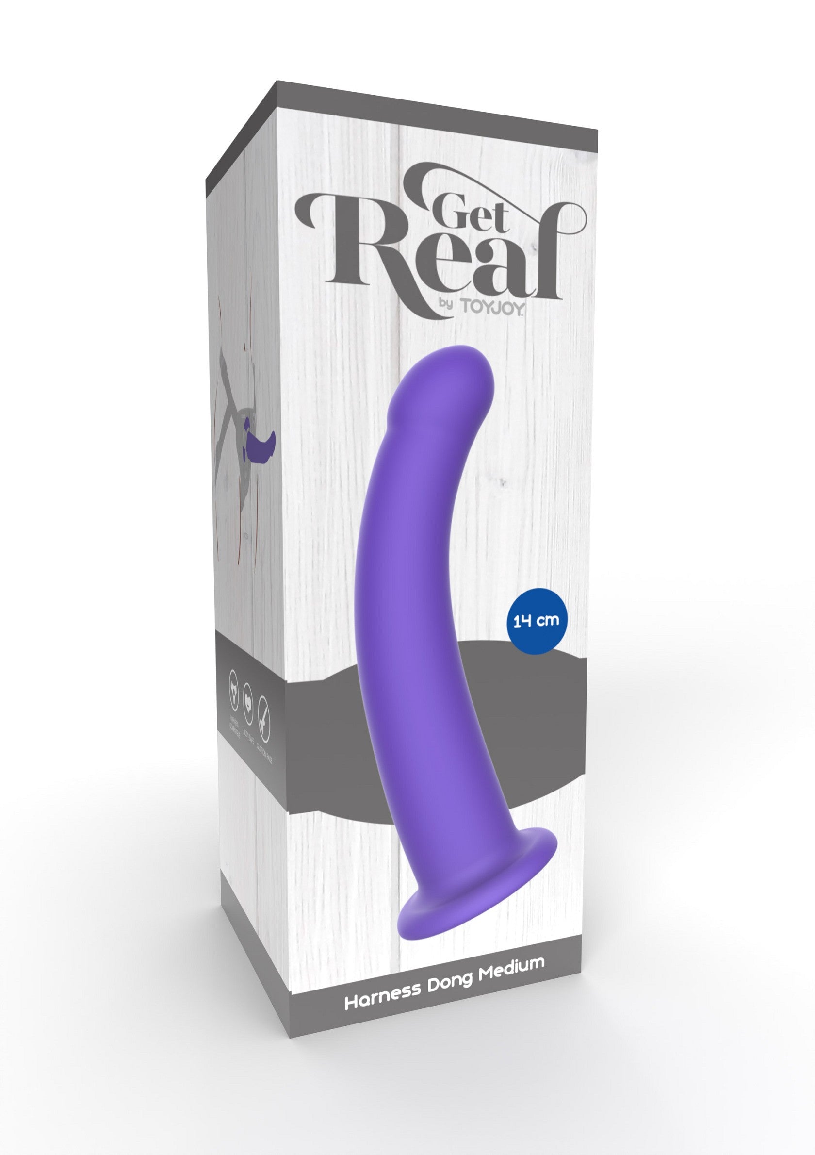 ToyJoy Get Real Harness Dong M PURPLE - 2