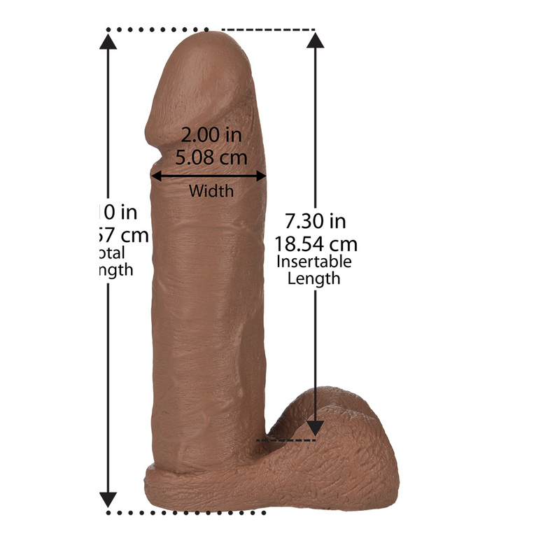 Realistische Dick - 8 / 20 cm Gelb - 2