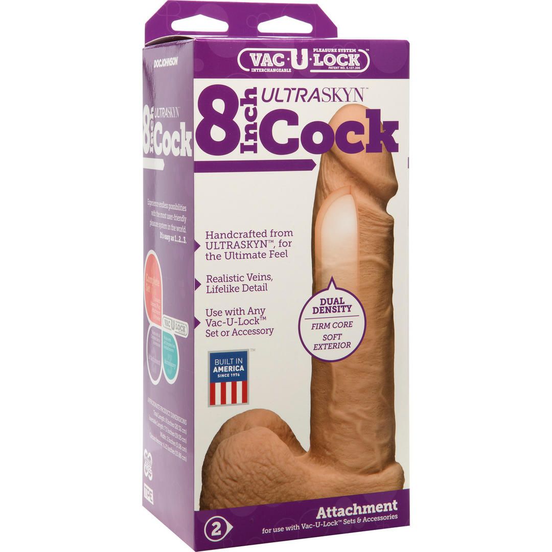 Realistisch ULTRASKYN Dildo - 8 / 20 cm Fleischfarben - 0