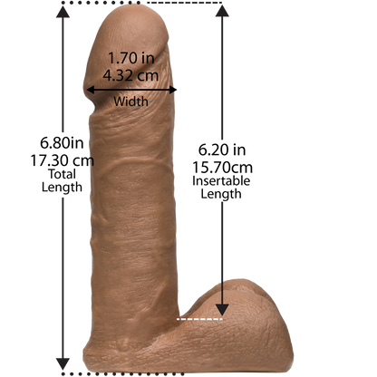 UR3 Cock - 6 / 16 cm - Bruin Braun - 3