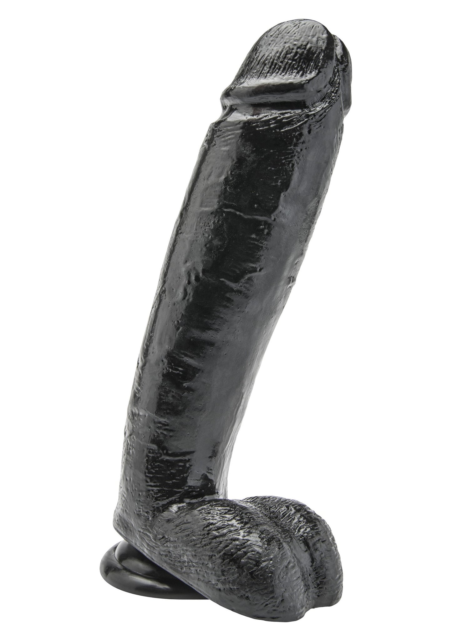 ToyJoy Get Real Dildo 10' with Balls BLACK - 1