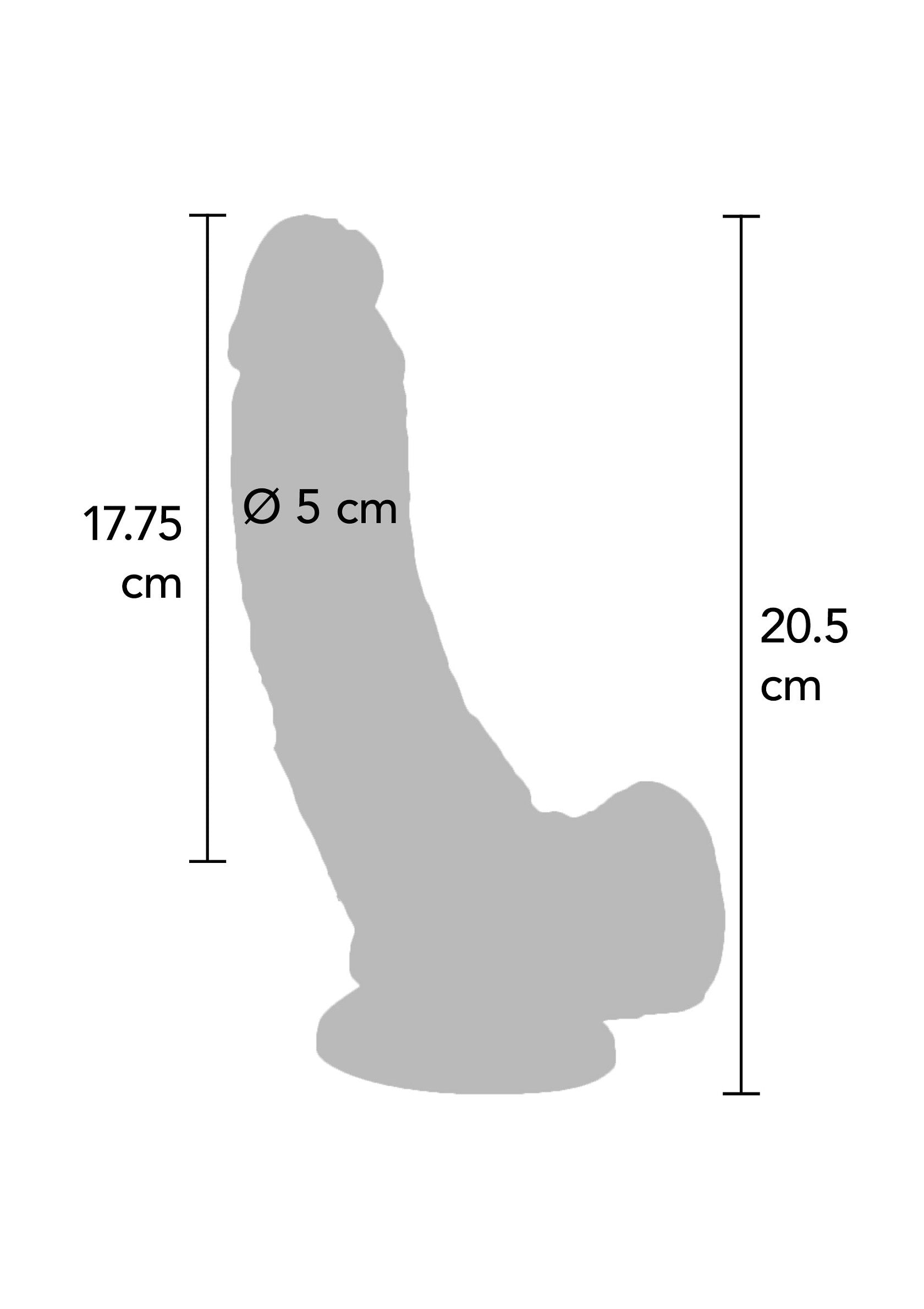 ToyJoy Get Real Vibrating 20.5 cm Dildo SKIN - 2