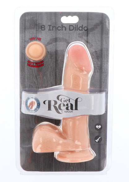 ToyJoy Get Real Dual Density Dildo 8' Balls SKIN - 2