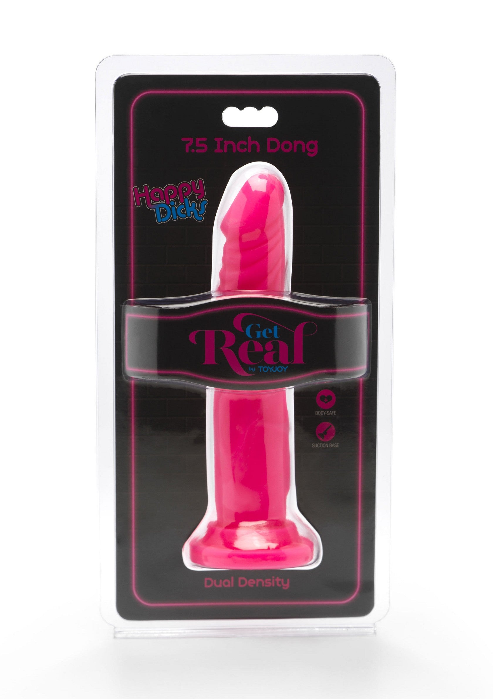 ToyJoy Get Real Happy Dicks Dong 7.5' PINK - 2