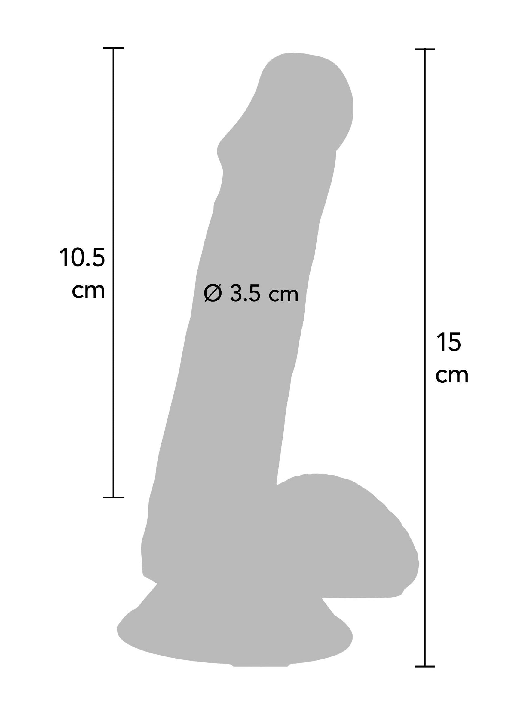 ToyJoy Get Real Happy Dicks 15 cm Dildo BLUE - 2