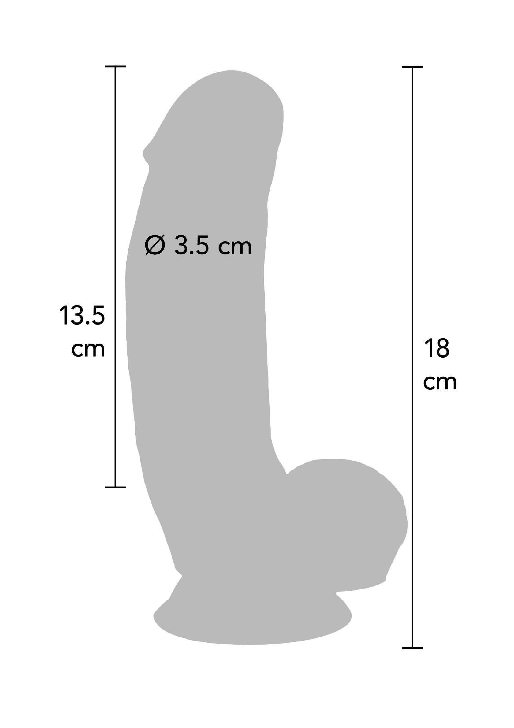 ToyJoy Get Real Silicone 18 cm Dildo SKIN - 2